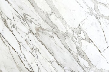 Wall Mural - Luxurious white marble flooring texture, perfect for interior design or product display backgrounds, high-resolution photography