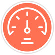 Barometer Vector Icon Design Illustration