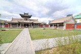 Fototapeta Mosty linowy / wiszący - The Bogd Khan Palace Museum in Ulaanbaatar, Mongolia