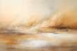 Sandy Desert Whispers, abstract landscape art