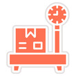 Package Weight Calculator Vector Icon Design Illustration