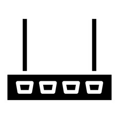 Wall Mural - router icon