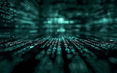 retro coding software language interface against a dark backdrop. a sleek display of current digital
