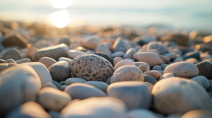 Sticker - stones on the sand