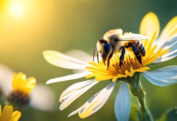 bee on flower