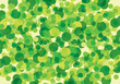 Fresh green spring vector wallpaper. Colorful shades lenses. Festive hand drawn illustration backdrop II.