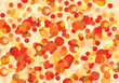 Autumn vector wallpaper. Colorful lenses. Festive hand drawn illustration backdrop III.