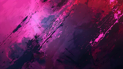Wall Mural - pink magenta abstract background in punk style freeform.