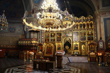 Wall Mural -  Interior of Cathedral of the Holy Spirit in Chernivtsi, Ukraine