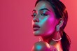 Glowing Beauty: Realistic Indian Model in Skin Care Ad generative ai