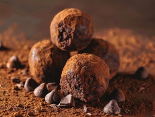 Wall Mural - Chocolate Truffles, 