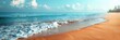 Bumpy Tropical Sandy Beach Blurry Blue, Background HD, Illustrations