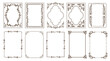 © HarutoTanaka88 - Decorative vector frames and borders. Vintage floral ornament.eps