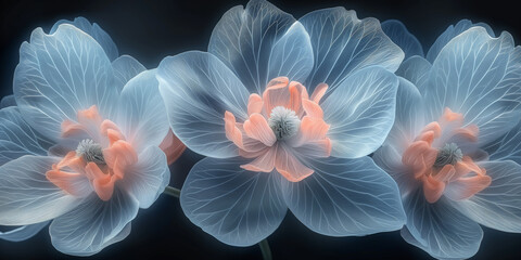 Wall Mural - Close-up floral background