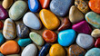 Coloured Stones Background