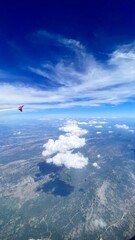 flying over the sea