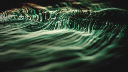 Wall Mural - abstract flowing lines background/ animation of an abstract background with waving light stroke patt