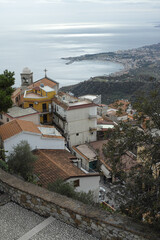 Poster - views from Castelmola, Sicily, Italy