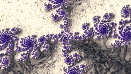 Wall Mural - 4k abstract multicolored motion graphics background. fractal sequence patterns 3d. for yoga or clubs