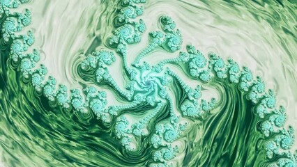 Wall Mural - 4k abstract multicolored motion graphics background. fractal sequence patterns 3d. for yoga or clubs