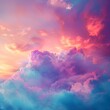 Ethereal dawn light, soft focus, pastel abstract, wide angle view for peaceful wallpaper , anime aesthetic