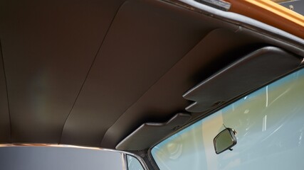 Wall Mural - Black headliner in a car