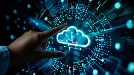 digital future technology background