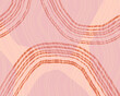 © Nadine Greeff/Stocksy - Pink background with pastel patterns abstract art background