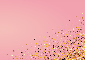 Wall Mural - gold_star_pink_background_46.eps