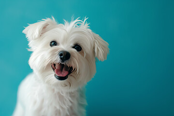 ドッグ, 動物, マルタ島の人, お気に入りの, 白, 仔犬, かわいい, カニーノ, ポートレート, 哺乳動物, 家庭の, スタジオ, お気に入りの, 品種, 小さい, 毛皮, 純血種の動物, 愛らしい, 家系, 孤立した, テリア, セッション, 白背景