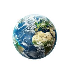Wall Mural - earth isolated on transparent background