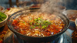 Sichuan Characteristic Spicy Hot Pot pots asian food small hot pot