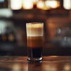 Canvas Print - glass of beer on the table