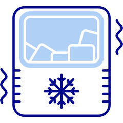 Canvas Print - Ice maker Icon