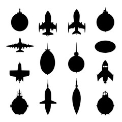 Wall Mural - bomb icons collection 