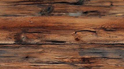 Poster - Brown wood texture. Abstract background, empty template