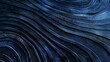 Dark blue feathery texture with intricate patterns for design. Elegant dark blue feather design with complex lines and curves