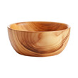 Wooden bowl isolated on transparent background png