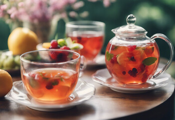 Fruit Tea Refreshments gourmet spring fruit tea