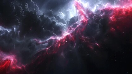 Wall Mural - dark white pink deep space galaxy nebula. cinematic celestial background depicting astrology and spa