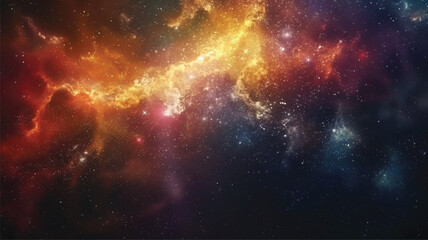 Wall Mural - nebula and galaxies in space. abstract cosmos galaxy background