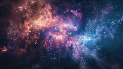 Wall Mural - nebula and galaxies in space. abstract cosmos galaxy background