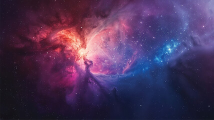 Wall Mural - nebula and galaxies in space. abstract cosmos galaxy background