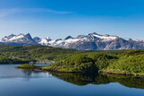 Fototapeta Do przedpokoju - Beautiful Nature Norway natural landscape.
