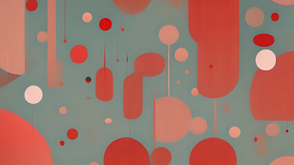 Wall Mural - abstract background with circles. pastel color