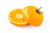 Fototapeta  - orange isolated on white background.