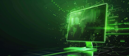 Digital matrix green code cloud computing