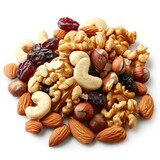 Fototapeta  - mixed nuts and raisins