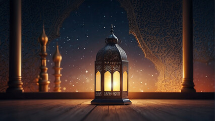 lantern islamic background