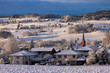 swiss village Waltenschwil in snow